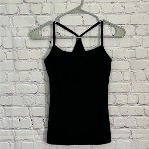 Aerie Black Fitted Sleeveless Camisole